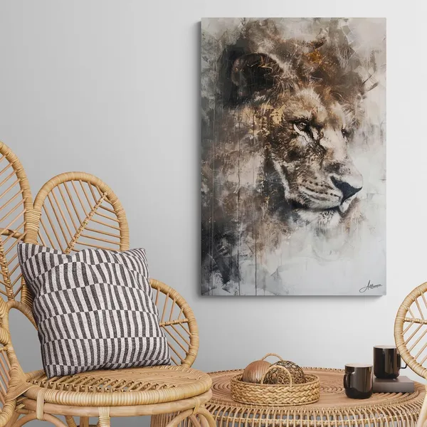 Intense_Lion_Framed_Art_Premium_Modern_Canvas_Painting_For_Home_And_Offices