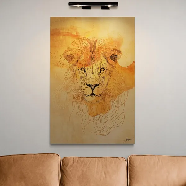 Symmetrical_Lion_Framed_Art_Premium_Minimal_Canvas_Painting_For_Home_And_Offices
