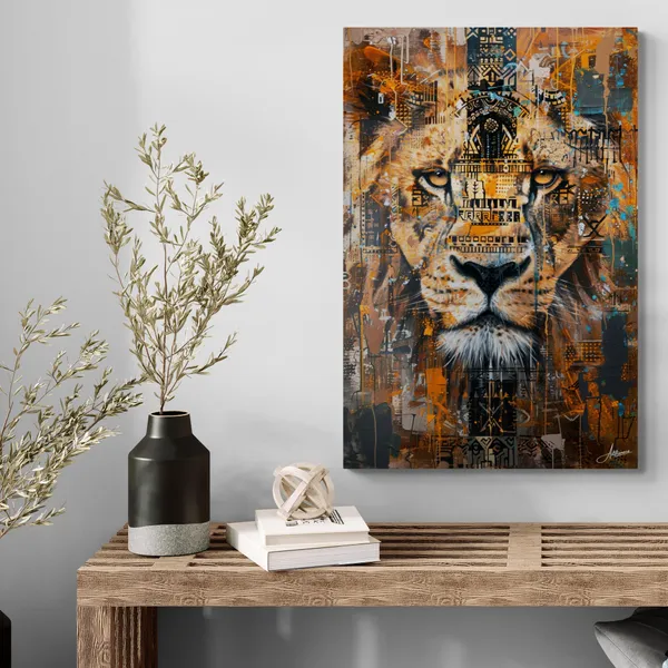 Urban_Code_Lion_Framed_Art_Premium_Canvas_Painting_For_Home_And_Offices