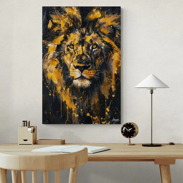 Shadow_Pride_Lion_Framed_Art_Premium_Canvas_Painting_For_Home_And_Offices