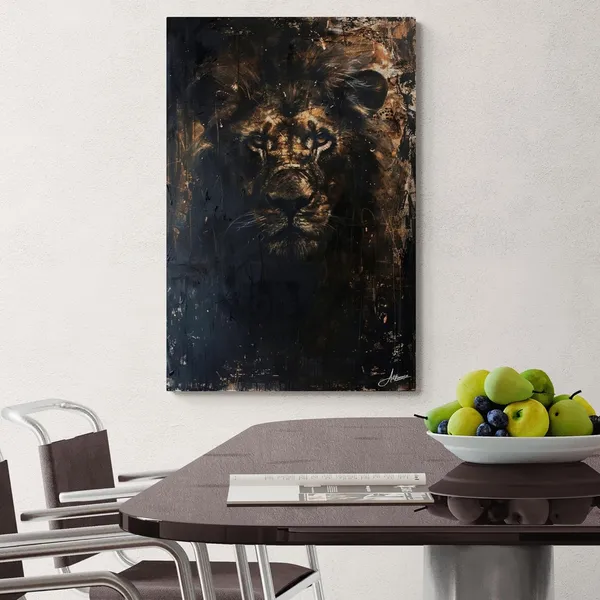 Obsidian_Pride_Lion_Framed_Art_Premium_Canvas_Painting_For_Home_And_Offices