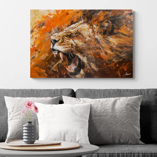 Roaring_Lion_Framed_Art_Premium_Wild_Canvas_Painting_For_Home_And_Offices
