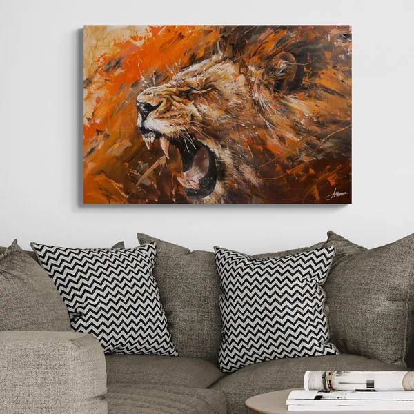 Roaring_Lion_Framed_Art_Premium_Wild_Canvas_Painting_For_Home_And_Offices