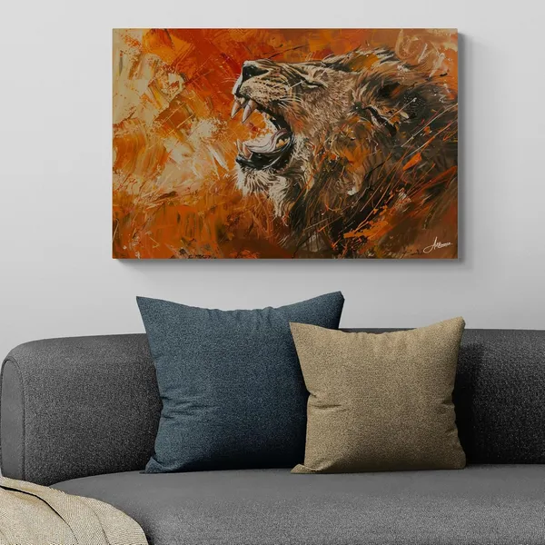 Wild_Roaring_Lion_Framed_Art_Premium_Canvas_Painting_For_Home_And_Offices