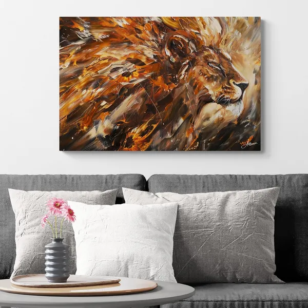 Powerful_Lion_Framed_Art_Premium_Artistic_Canvas_Painting_For_Home_And_Offices