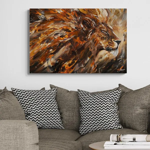 Powerful_Lion_Framed_Art_Premium_Artistic_Canvas_Painting_For_Home_And_Offices