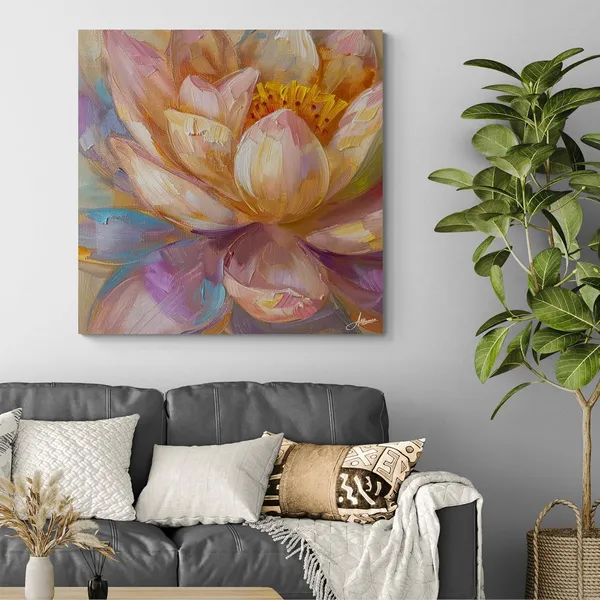 Healing_Lotus_Framed_Art_Textured_Luxury_Canvas_Painting_For_Home_And_Offices