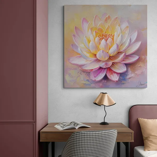 Radiant_Lotus_Framed_Art_Premium_Floral_Canvas_Painting_For_Home_And_Offices