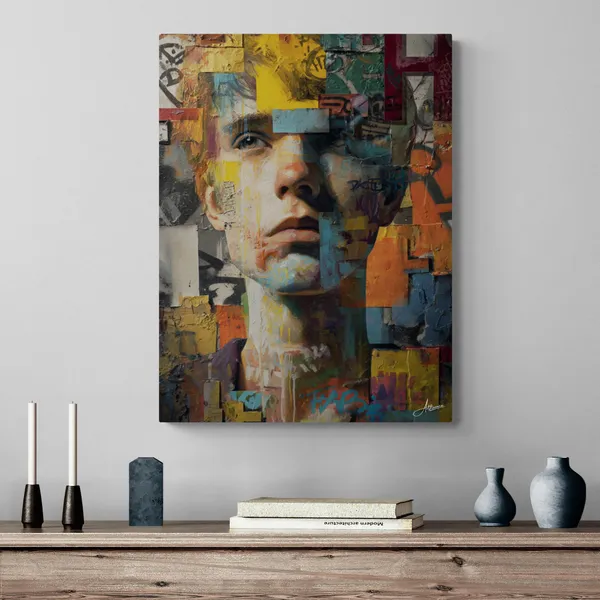Abstract_Expression_Man_Framed_Art_Premium_Canvas_Painting_For_Home_And_Offices