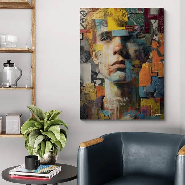 Abstract_Expression_Man_Framed_Art_Premium_Canvas_Painting_For_Home_And_Offices