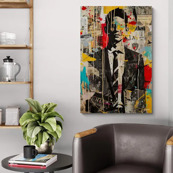 Abstract_Power_Man_Framed_Art_Premium_Canvas_Painting_For_Home_And_Offices