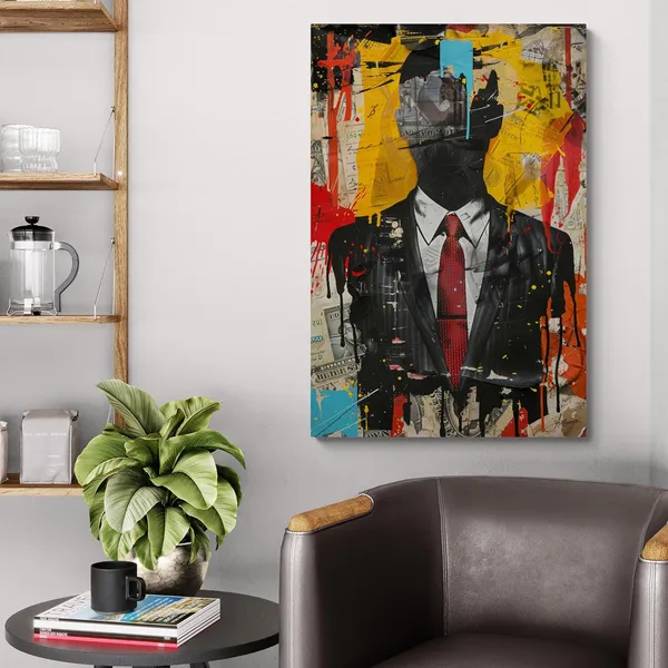 Abstract_Ambition_Man_Framed_Art_Premium_Canvas_Painting_For_Home_And_Offices