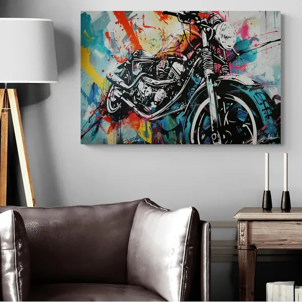 Modern_Speed_Motorcycle_Framed_Art_Premium_Canvas_Painting_For_Home_And_Offices