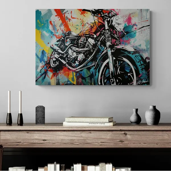 Modern_Speed_Motorcycle_Framed_Art_Premium_Canvas_Painting_For_Home_And_Offices
