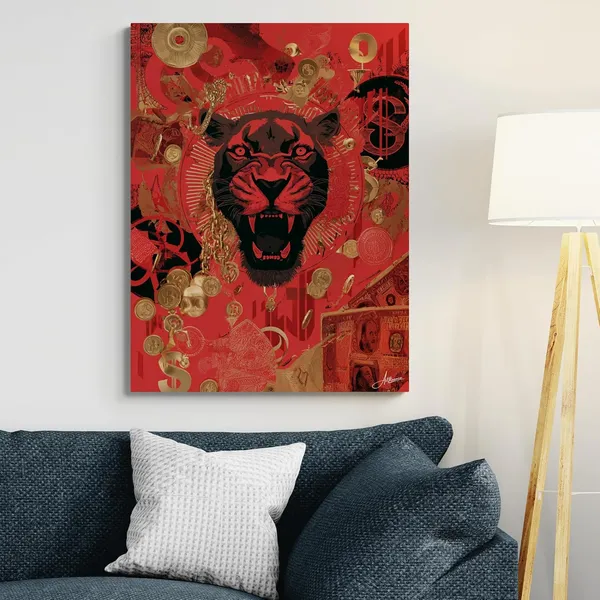 Fierce_Panther_Power_Framed_Art_Premium_Canvas_Painting_For_Home_And_Offices