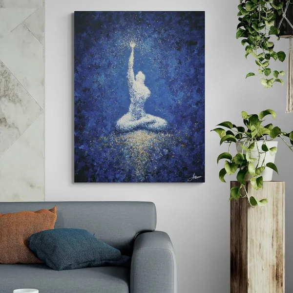 Abstract_Shiva_White_Blue_Spiritual_Shivji_Framed_Canvas_Painting_For_Home_And_Offices