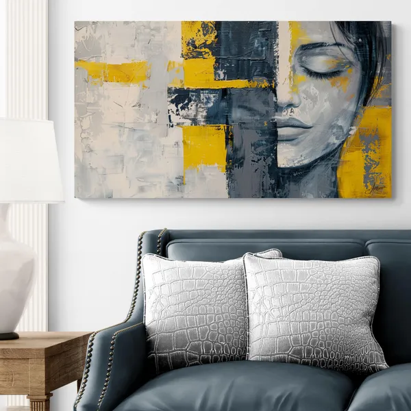 Contemporary_Abstract_Woman_Art_Framed_Modern_Canvas_Painting_For_Home_And_Offices