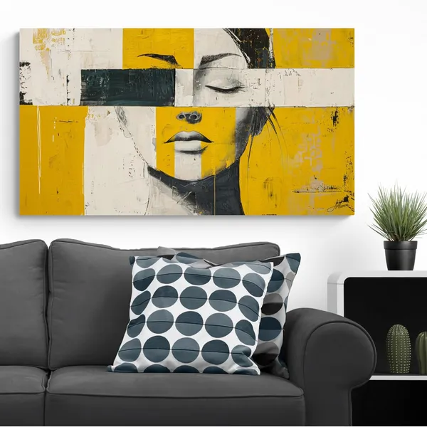 Modern_Abstract_Woman_Face_Art_Framed_Canvas_Painting_For_Home_And_Offices