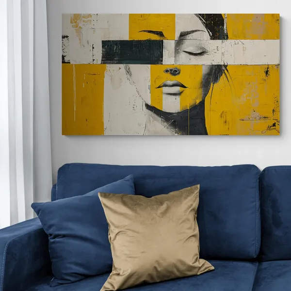 Modern_Abstract_Woman_Face_Art_Framed_Canvas_Painting_For_Home_And_Offices