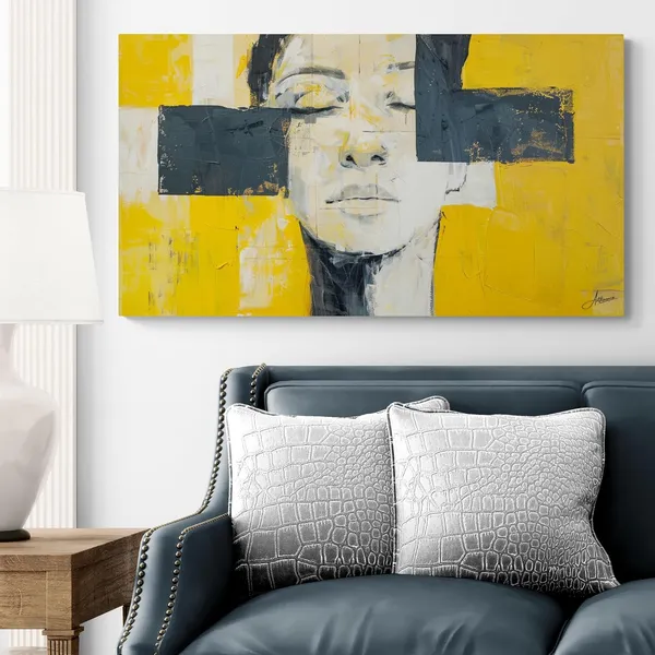 Luxury_Abstract_Woman_Portrait_Framed_Art_Canvas_Painting_For_Home_And_Offices