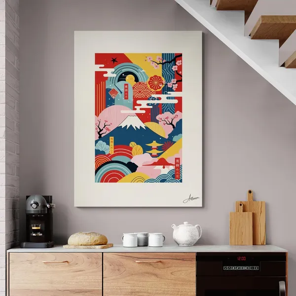 Japanese_Style_Mount_Fuji_Vastu_Vibrant_Canvas_Painting_For_Home_And_Offices