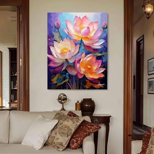Kamal_Phool_Vastu_Mounts_Nature_Flower_Canvas_Painting_For_Home_And_Offices