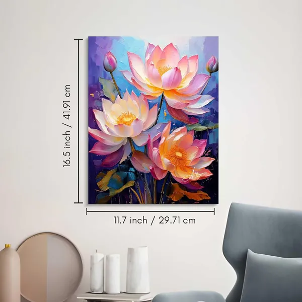 Kamal_Phool_Vastu_Mounts_Nature_Flower_Canvas_Painting_For_Home_And_Offices