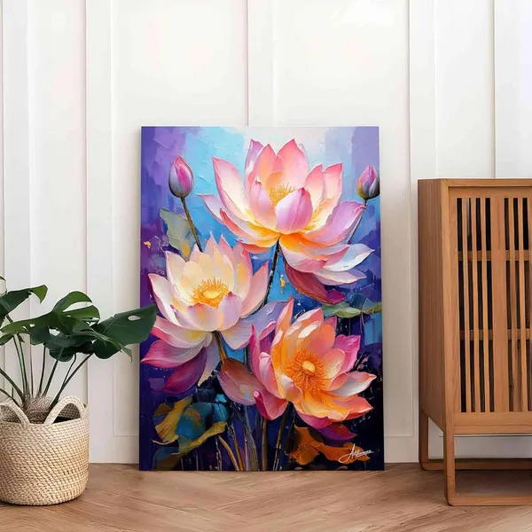 Kamal_Phool_Vastu_Mounts_Nature_Flower_Canvas_Painting_For_Home_And_Offices