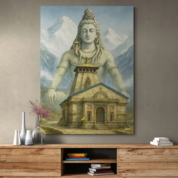 Hindu_Temple_Kedarnath_Mandir_Lord_Shiva_Canvas_Painting_For_Home_And_Offices