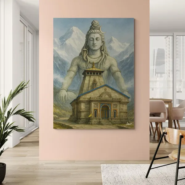 Hindu_Temple_Kedarnath_Mandir_Lord_Shiva_Canvas_Painting_For_Home_And_Offices