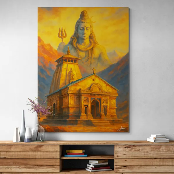 Hindu_Temple_Kedarnath_Mandir_Lord_Shiva_Canvas_Painting_For_Home_And_Offices
