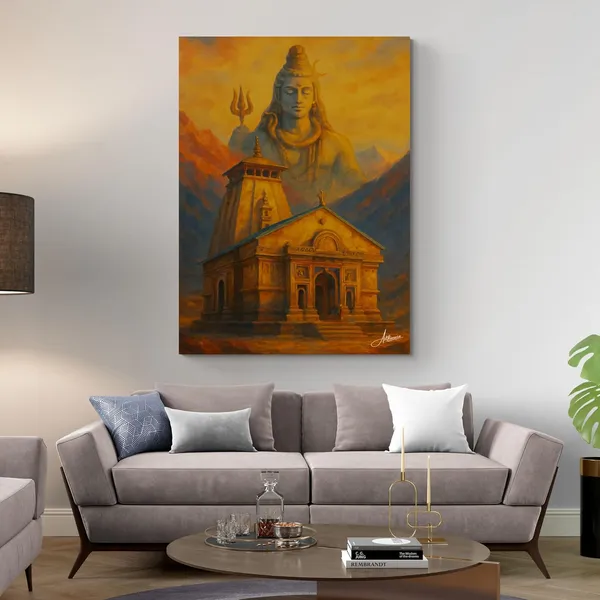 Hindu_Temple_Kedarnath_Mandir_Lord_Shiva_Canvas_Painting_For_Home_And_Offices