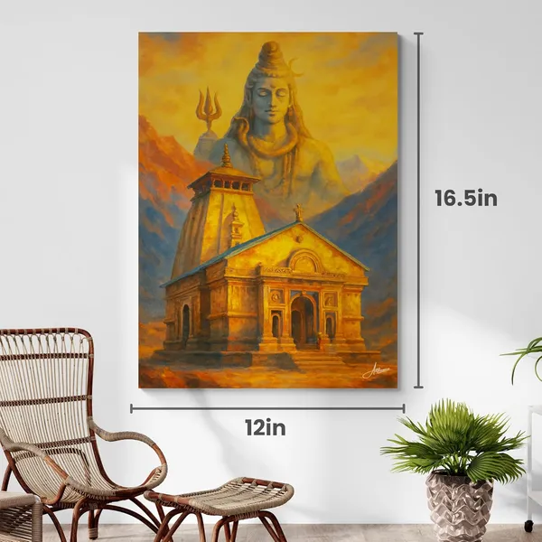Hindu_Temple_Kedarnath_Mandir_Lord_Shiva_Canvas_Painting_For_Home_And_Offices