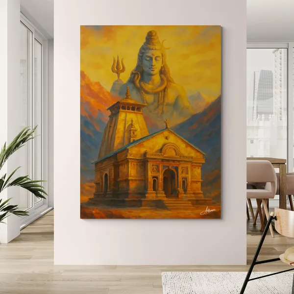 Hindu_Temple_Kedarnath_Mandir_Lord_Shiva_Canvas_Painting_For_Home_And_Offices