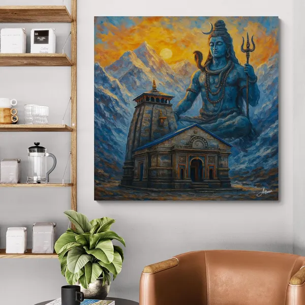 Kedarnath_Mandir_Lord_Shiva_Vastu_Art_Canvas_Painting_For_Home_And_Offices