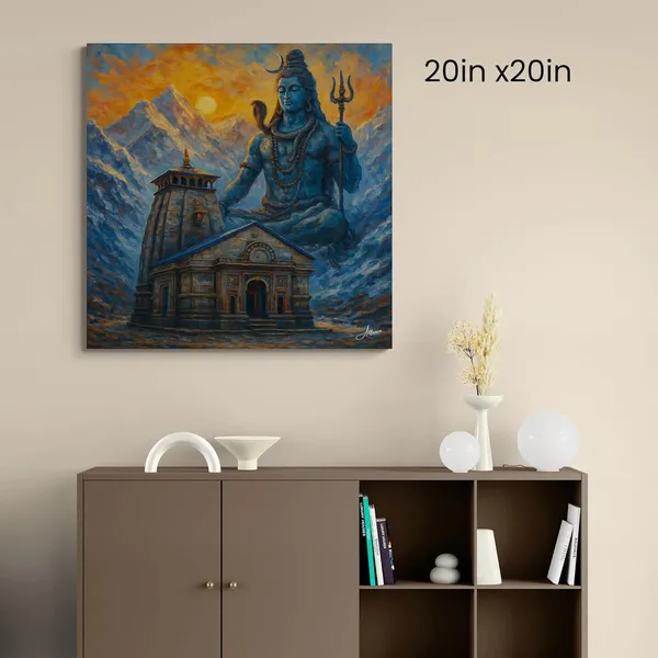 Kedarnath_Mandir_Lord_Shiva_Vastu_Art_Canvas_Painting_For_Home_And_Offices
