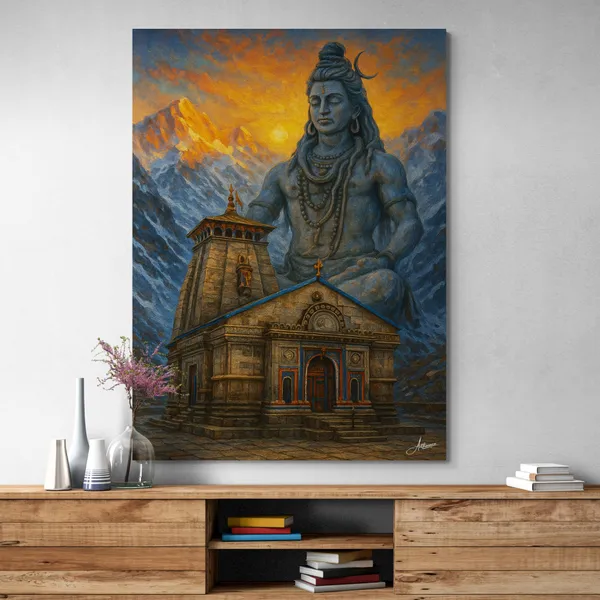Shiv_Kedarnath_Mandir_Lord_Shiva_Vastu_Canvas_Painting_For_Home_And_Offices
