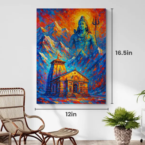Kedarnath_Mandir_Lord_Shiva_Vastu_Art_Canvas_Painting_For_Home_And_Offices