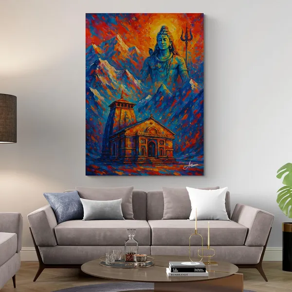 Kedarnath_Mandir_Lord_Shiva_Vastu_Art_Canvas_Painting_For_Home_And_Offices