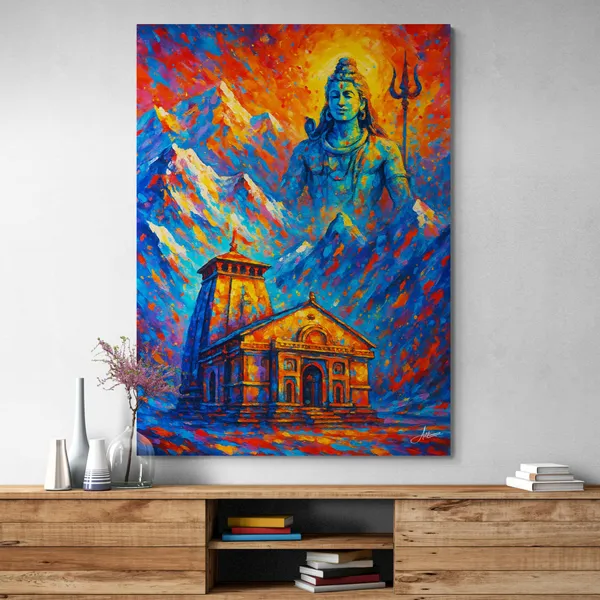 Kedarnath_Mandir_Lord_Shiva_Vastu_Art_Canvas_Painting_For_Home_And_Offices