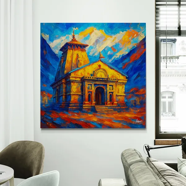 Kedarnath_Mandir_Lord_Shiva_Vastu_Art_Canvas_Painting_For_Home_And_Offices