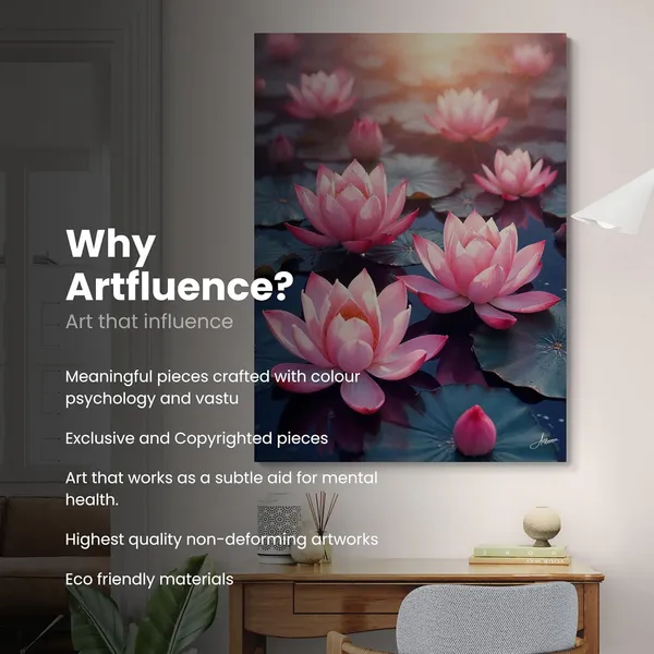 Lotus_Flowers_Vastu_Bright_Shabby_Chic_Canvas_Painting_For_Home_And_Offices