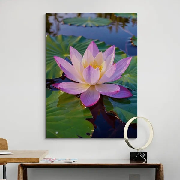 Lotus_Vastu_Bright_Floral_Nature_Pond_Canvas_Painting_For_Home_And_Offices