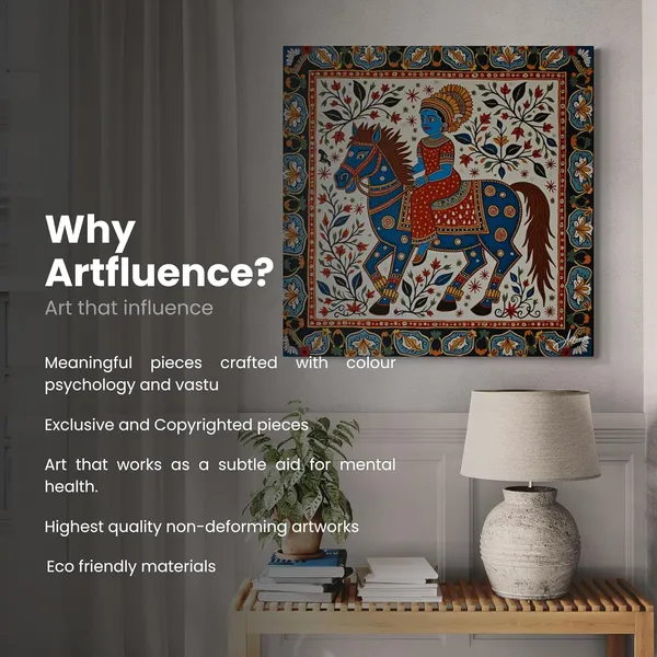Mythical_Woman_Horse_Madhubani_Art_Indian_Canvas_Painting_For_Home_And_Offices