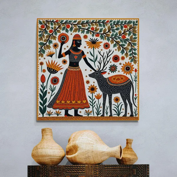 Traditional_Indian_Art_Madhubani_Paintings_Pichwai_Canvas_Painting_For_Home_And_Offices