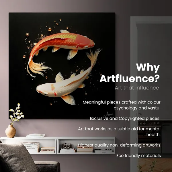Minimal_Vastu_Fish_Square_Premium_Decor_Canvas_Painting_For_Home_And_Offices