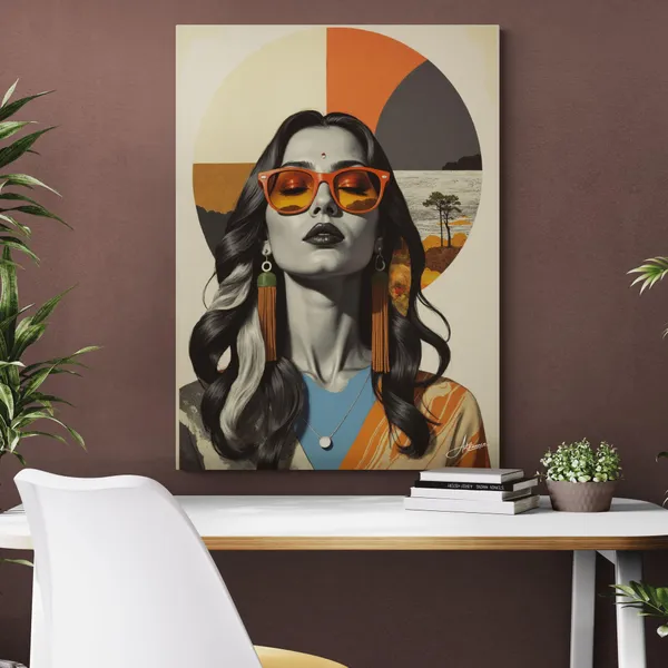 Woman_Livung_Modern_Beautiful_Art_Canvas_Painting_For_Home_And_Offices