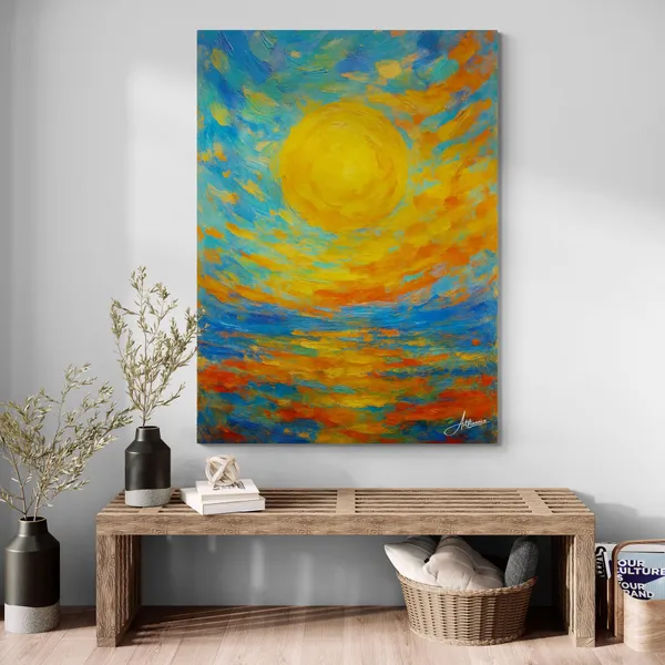 Vibrant_Colorful_Nature_Landscape_Sunset_Art_Canvas_Painting_For_Home_And_Offices
