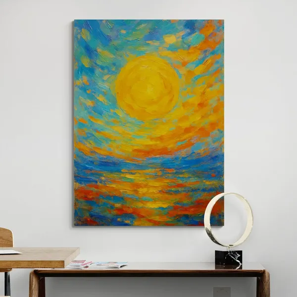 Vibrant_Colorful_Nature_Landscape_Sunset_Art_Canvas_Painting_For_Home_And_Offices