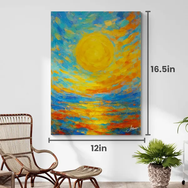 Vibrant_Colorful_Nature_Landscape_Sunset_Art_Canvas_Painting_For_Home_And_Offices